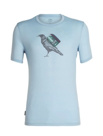 T-Shirt Icebreaker Homme Tech Lite SS Crewe Ravencamp Sky