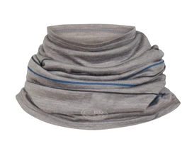 Nekwarmer Icebreaker Flexi Chute Stripe Timberwolf Monsoon Isle