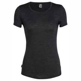 T-Shirt Icebreaker Womens Sphere SS Low Crewe Black Heather