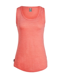 Tanktop Icebreaker Sphere Ember Snow Stripe Damen