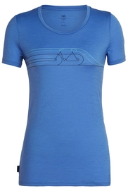 T-Shirt Icebreaker Femme Tech Lite SS Low Crewe Cadence Pulse Cove