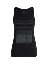 Débardeur Icebreaker Women Tech Lite Woods Black