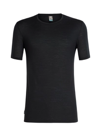 T-Shirt Icebreaker Homme Solace SS Crewe Black