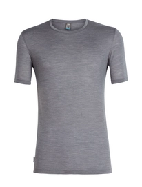 T-Shirt Icebreaker Homme Solace SS Crewe Timberwolf Heather