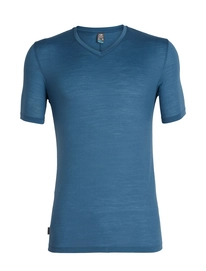 T-Shirt Icebreaker Homme Solace SS V Thunder