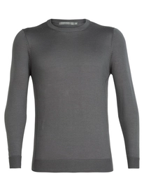 Pull Icebreaker Men Quailburn Crewe Sweater Timberwolf