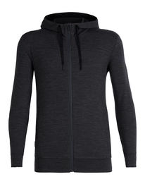 Gilet Icebreaker Men Shifter LS Zip Hood Jet Heather