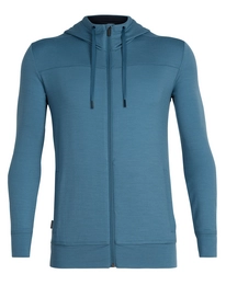 Gilet Icebreaker Men Shifter LS Zip Hood Thunder