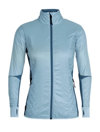 Jacke Icebreaker Helix LS Zip Sky Thunder Damen