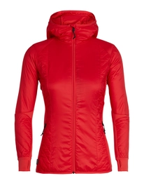 Jacke Icebreaker Helix LS Zip Hood Ember Jet Heather Damen