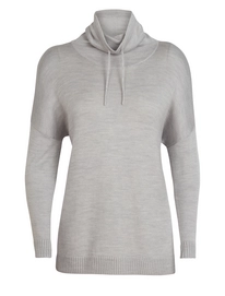 Pull Icebreaker Women Nova Pullover Sweater Blizzard Heather