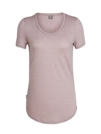 T-shirt Icebreaker Femme Solace Scoop Dusk Heather