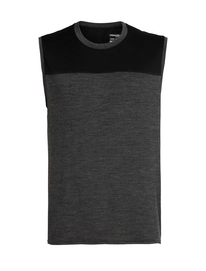Débardeur Icebreaker Men Kinetica Black Heather Black