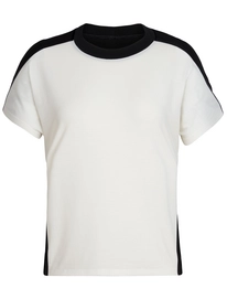 T-Shirt Icebreaker Femme Kinetica SS Crewe Snow Black