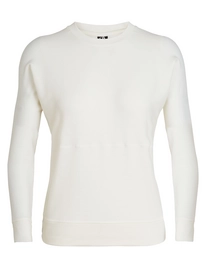 Pull Icebreaker Women Momentum LS Crewe Snow