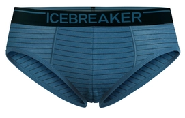 Ondergoed Icebreaker Men Anatomica Briefs Thunder Black Stripe