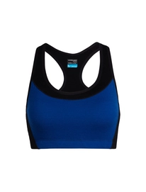 Brassière Icebreaker Women Meld Zone Marine Black