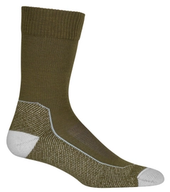 Chaussettes Icebreaker Men Hike+ Light Crew Loden Blizzard Heather