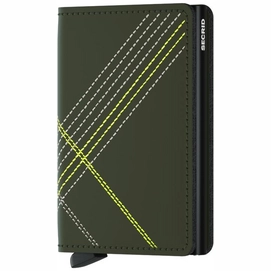 Wallet Secrid Slimwallet Stitched Lime