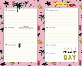 Schoolagenda Fashionchick Tigerhead (2018/2019)