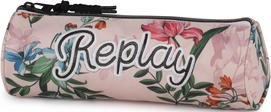 Etui Replay Flowers Bright Pink Round