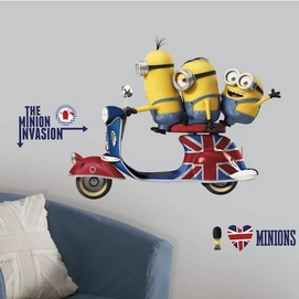 Muursticker RoomMates Minions  Scooter
