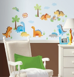 Muursticker RoomMates Babysaurus