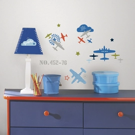 Muursticker RoomMates Zutano Aviation