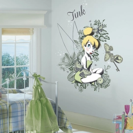 Muursticker RoomMates Fairies Vintage Tinker Bell