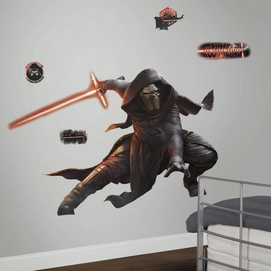 Muursticker Star Wars VII Glow Kylo Ren