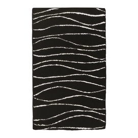 Bath Mat Aquanova Stripes Black