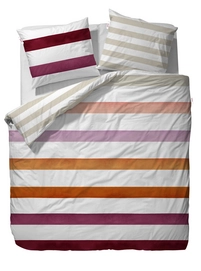 Dekbedovertrek Esprit Sun Stripe Red Satijn