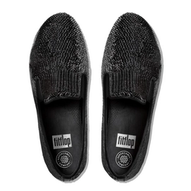 Loafers FitFlop Superskate™ With Sequins Black
