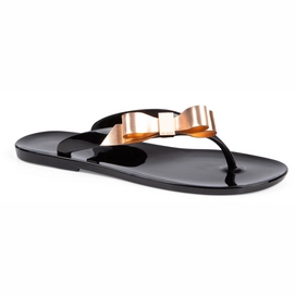 Tongs Ted Baker Suszie Black Rose Gold Pvc