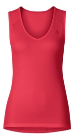 Tanktop Odlo Womens Singlet V-Neck Cubic Bittersweet