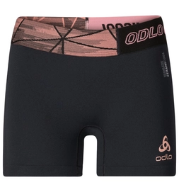 Ondergoed Odlo Womens Panty Ceramicool Seamless Black Fleur De Lotus