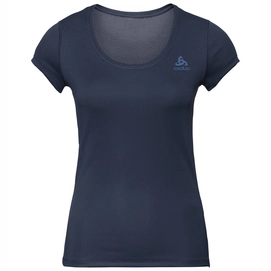 Maillot de Corps Odlo Women SUW Top Crew Neck S/S Active F-Dry Light Diving Navy
