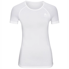 T-Shirt Odlo  SUW Top Crew Neck S/S Performance X-Light White Damen-XS