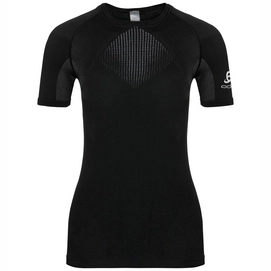 Ondershirt Odlo Women SUW Top Crew Neck S/S Active Spine Black