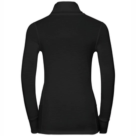 Ondershirt Odlo L/S Turtle Neck Natural Women Black Snow White