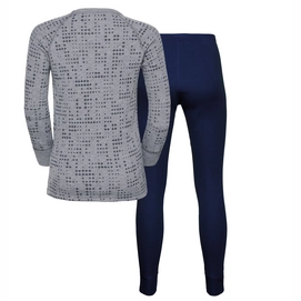 Baselayerset Odlo Set Active Originals Warm Kids Peacoat Grey Melange