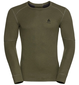 Ondershirt Odlo L/S Crew Neck X Warm Men Winter Moss Melange