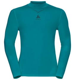 Ondershirt Odlo L/S Crew Neck Ceramicool Men Lake Blue Black