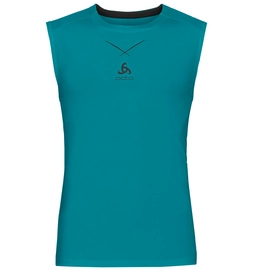 Ondershirt Odlo Crew Neck Ceramicool Men Lake Blue Black