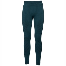 Ondergoed Odlo Men SUW Bottom Pant Natural + Kinship Warm Blue Coral Melange