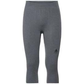 Ondergoed Odlo Men SUW Bottom Pant 3/4 Performance Warm Grey Melange Black