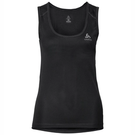 Funktionsunterhemd Odlo SUW Top Crew Neck Singlet Active Cubic L Ebony Grau Schwarz Damen