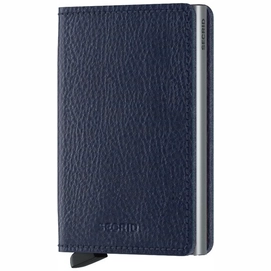 Portemonnaie Secrid Slimwallet Vegetable Tanned Navy/Silver