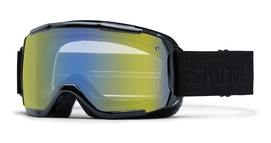 Masque de Ski Smith Showcase OTG Black Eclipse Frame Yellow Sensor Mirror