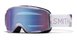 Masque de Ski Smith Showcase OTG Lunar Bloom Frame Blue Sensor Mirror